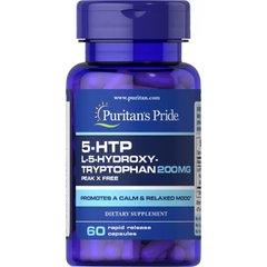Puritan's Pride 5-HTP 200 mg, 60 капсул