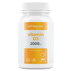 Sporter Vitamin D3 2000 IU, 90 капсул