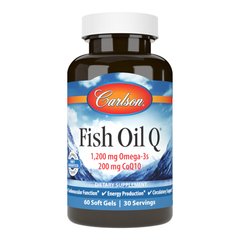 Carlson Labs Fish Oil Q, 60 капсул