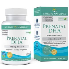Nordic Naturals Prenatal DHA Vegan, 60 капсул