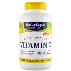 Healthy Origins Vitamin C 1000 mg, 360 вегакапсул