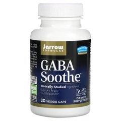 Jarrow Formulas GABA Soothe, 30 вегакапсул