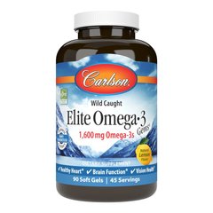 Carlson Labs Elite Omega-3 Gems, 90 капсул