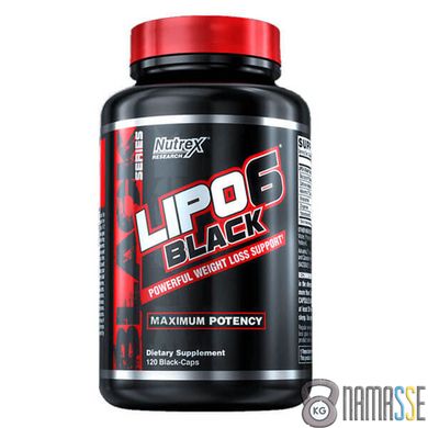 Nutrex Research Lipo-6 Black Maximum Potency, 120 капсул