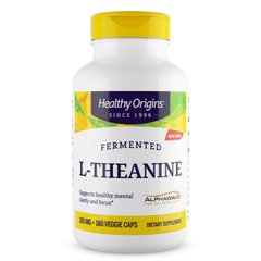 Healthy Origins L-Theanine 100 mg, 180 вегакапсул