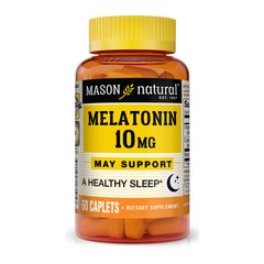 Mason Natural Melatonin 10 mg, 60 каплет
