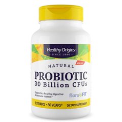 Healthy Origins Probiotic 30 billion CFUs, 60 вегакапсул