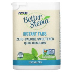NOW Better Stevia Instant Tabs, 175 таблеток