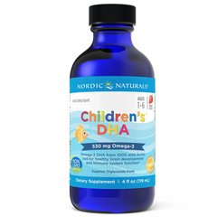 Nordic Naturals Children's DHA 530 mg, 119 мл - полуниця