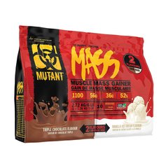 Mutant Mass, 2.72 кг Потрійний шоколад та Ванільне морозиво
