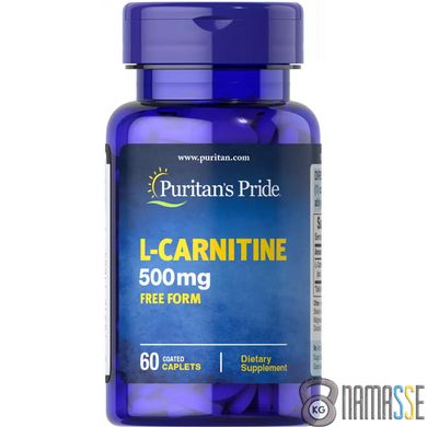 Puritan's Pride L-Carnitine 500 mg, 60 капсул