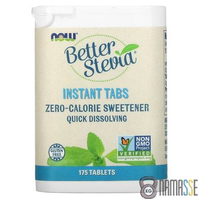 NOW Better Stevia Instant Tabs, 175 таблеток