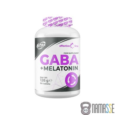 6PAK Nutrition Gaba+Melatonin, 90 таблеток