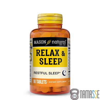 Mason Natural Relax and Sleep, 90 таблеток