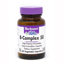 Bluebonnet Nutrition В-Complex 50, 50 вегакапсул