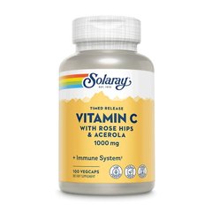 Solaray Vitamin C 1000 mg Tamed Release, 100 вегакапсул