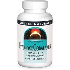 Source Naturals Hydroxocobalamin, 60 таблеток