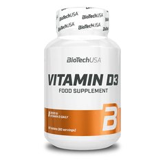 BioTech Vitamin D3, 60 таблеток