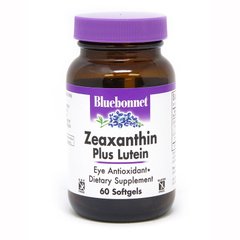 Bluebonnet Nutrition Zeaxanthin plus Lutein, 60 капсул