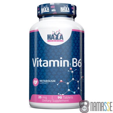 Haya Labs Vitamin B6 25 mg, 90 таблеток