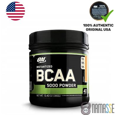 Optimum BCAA 5000 Powder, 380 грам Апельсин
