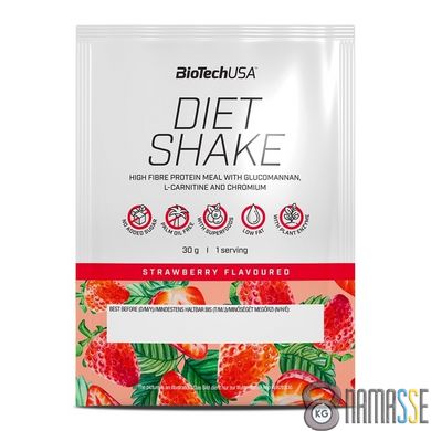 BioTech Diet Shake, 30 грам Полуниця