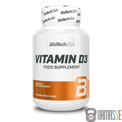BioTech Vitamin D3, 60 таблеток