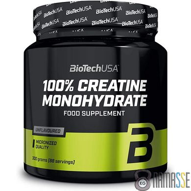 BioTech 100% Creatine Monohydrate, 300 грам