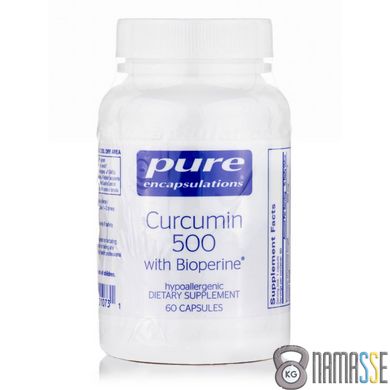 Pure Encapsulations Curcumin with BioPerine, 60 капсул