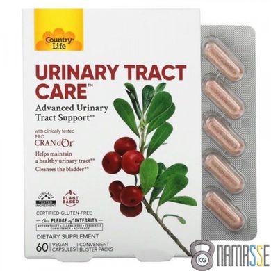 Country Life Urinary Tract Care, 60 вегакапсул