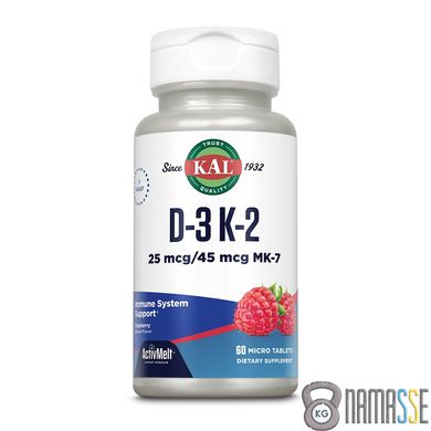 KAL D-3 K-2, 60 микро таблеток