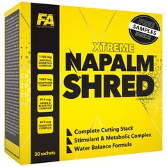 Fitness Authority Napalm Shred, 30 пакетиков