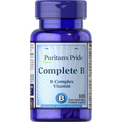 Puritan's Pride Complete B, 100 капсул