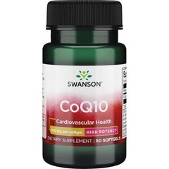 Swanson CoQ10 100 mg High Potency, 50 капсул
