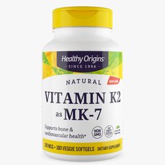 Healthy Origins Vitamin K2 as MK-7 Natural 100 mcg, 180 вегакапсул