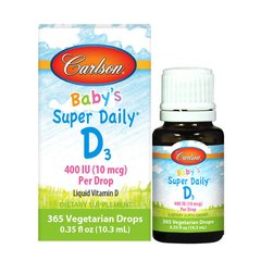 Carlson Labs Baby's Super Daily D3 400 IU, 10.3 мл