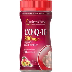 Puritan's Pride CO Q10 200 mg, 60 желеєк