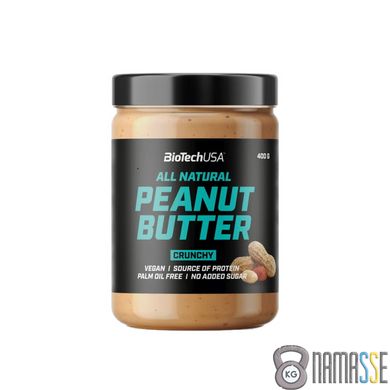 BioTech Peanut Butter, 400 грам - Crunchy