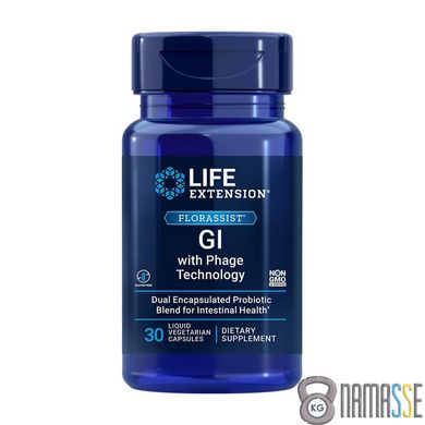 Life Extension Florassist GI with Phage Technology, 30 вегакапсул