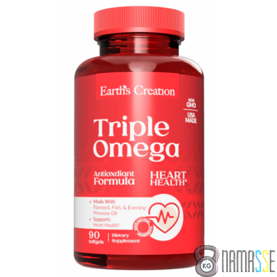 Earth‘s Creation Triple Omega with Primrose, 90 капсул
