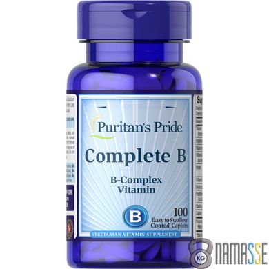Puritan's Pride Complete B, 100 капсул