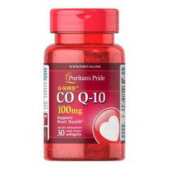 Puritan's Pride CO Q10 100 mg, 30 капсул