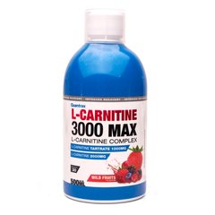 Quamtrax L-Carnitine 3000 Max, 500 мл Фруктовий