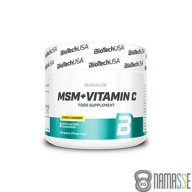 Biotech MSM + Vitamin C, 150 грам Лимон