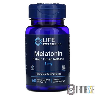 Life Extension Melatonin 3 mg, 60 таблеток