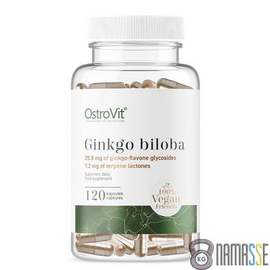 OstroVit Vege Ginkgo Biloba, 120 вегакапсул