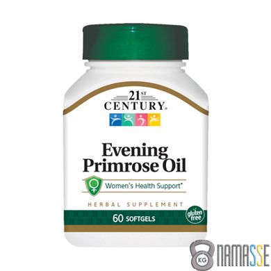 21st Century Evening Primrose Oil, 60 капсул