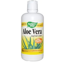 Nature's Way Aloe Vera Leaf Gel and Juice, 1 л
