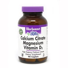 Bluebonnet Nutrition Calcium Citrate Magnesium Vitamin D3, 90 каплет