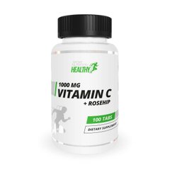 Healthy by MST Vitamin C + Rosehips, 100 таблеток